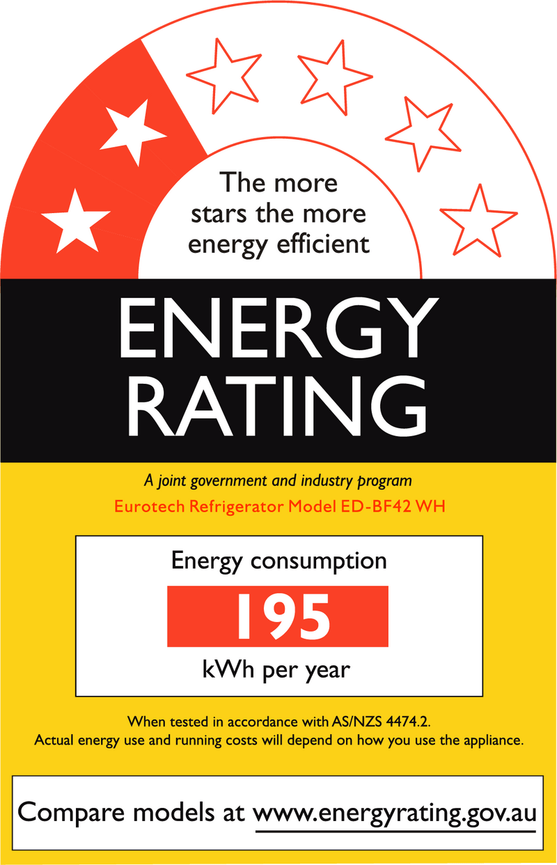 48L Bar Fridge - White