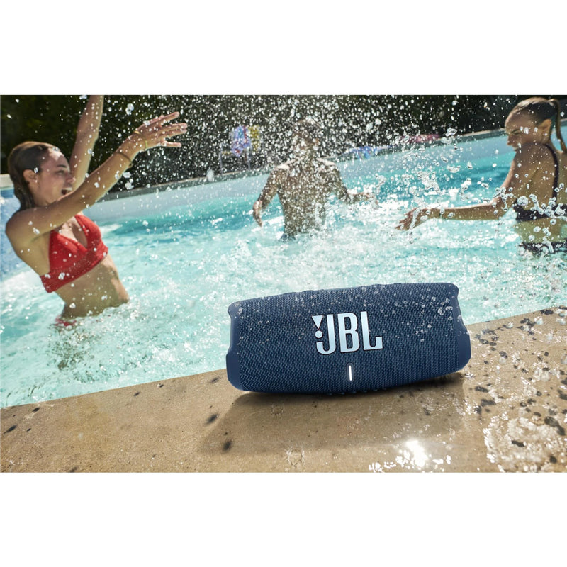 JBL Charge 5 Bluetooth Portable Speaker (Blue)