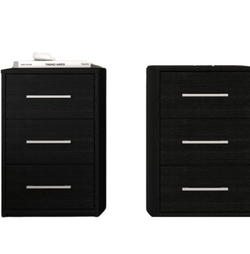 Sahara Bedside Tables “ Set of 2 Black