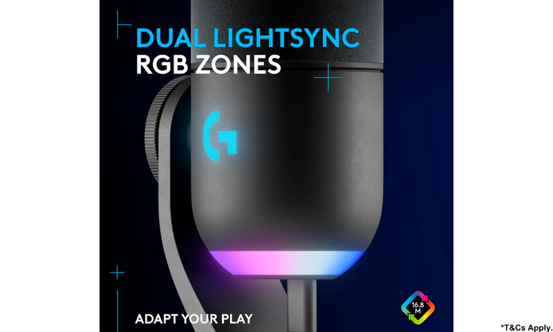 Logitech G Yeti GX Dynamic RGB Gaming Microphone