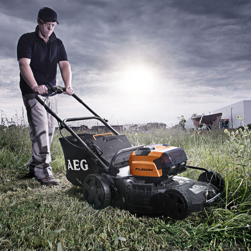 AEG 2x18V (36V) 18” FUSION Lawn Mower - Skin Only