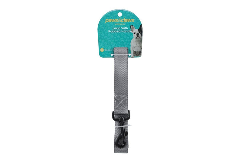 3x Paws & Claws Essentials Dog Lead 150cm Leash w Cafe Padded Handle Assorted