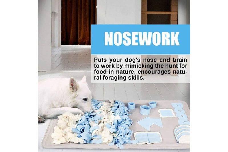 Durable Washable Nosework Snuffle Feeding Mat For Stress