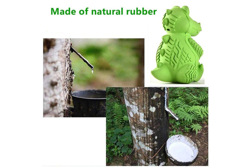 Eco-friendly Natural Rubber Anti-biting Food Dispensing Dog Toys For Medium And Large Dogs