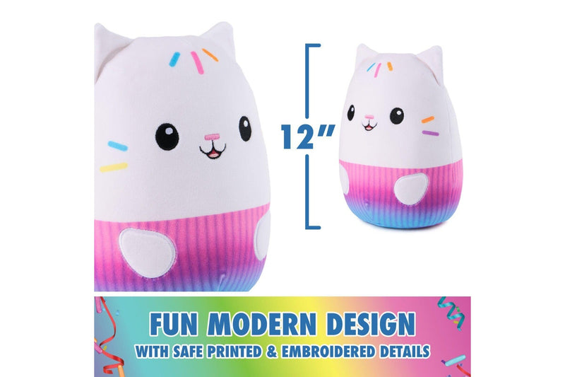 Gabby's Dollhouse: 12" Squishy Plush - Cakey Cat