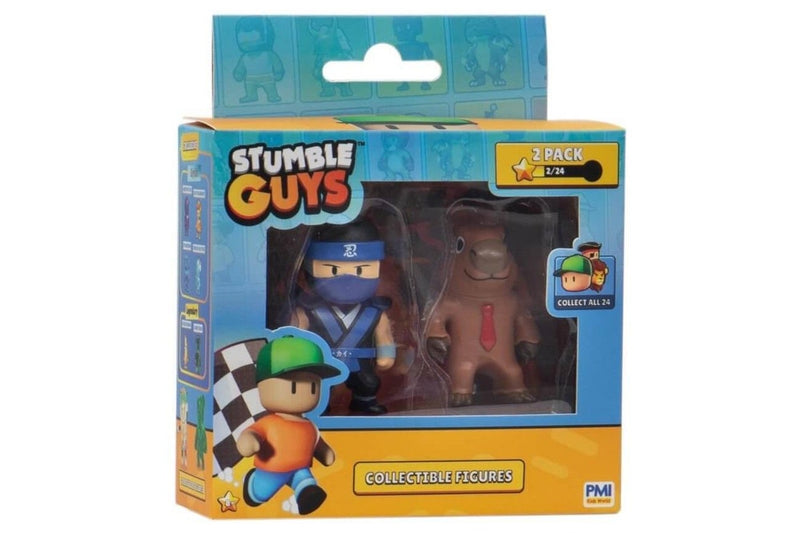 Stumble Guys: Action Figure 2-Pack - (Assorted Designs)