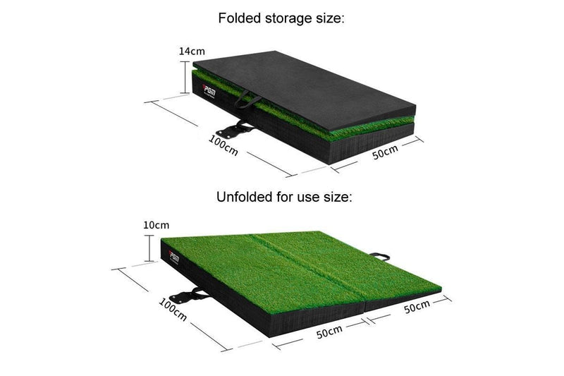 Djd041 Golf Slope Strike Pad Foldable Swing Trainer Hi-Low Slope Pad