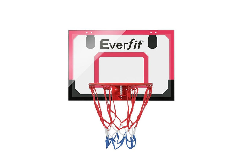 Everfit 23 Inch Kids Mini Basketball Hoop Red