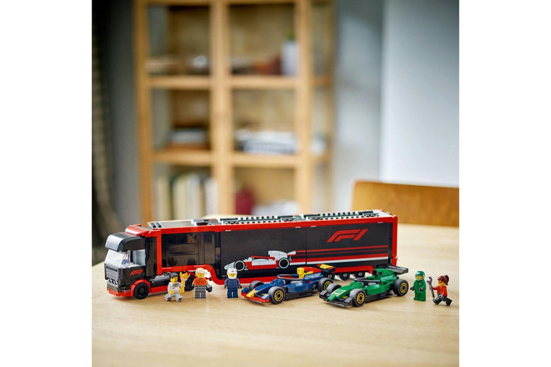 LEGO City: F1 Truck with RB20 & AMR24 F1 Cars - (60445)