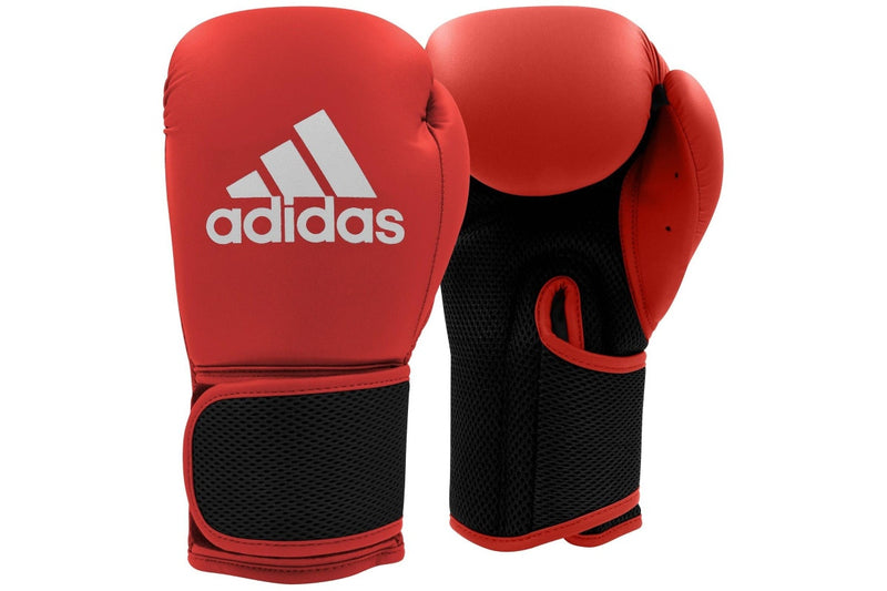 Adidas Hybrid 25 Boxing Gloves - Red / White - 12oz