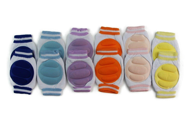 Baby Knee Pads Infant Toddler Crawling Pad Safety Pink Blue Yellow Orange Purple