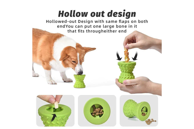 Treat Dispensing Dog Toy Durable Rubber