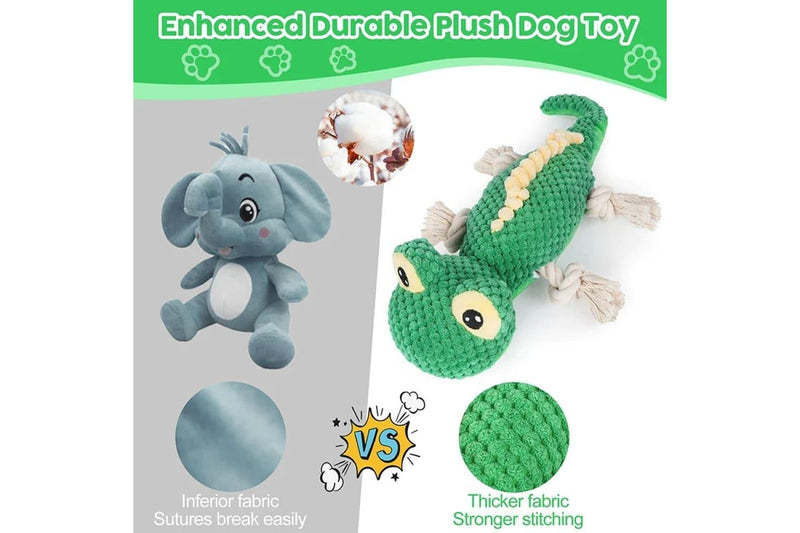 Plush Lizards Dog Toys Squeaky Safe And Fun