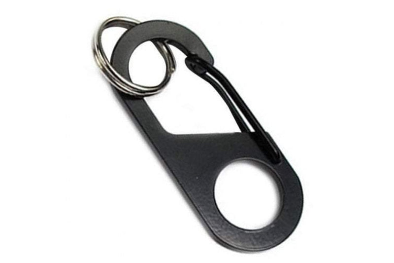 Carabiners Outdoor Stainless Steel Black - Black