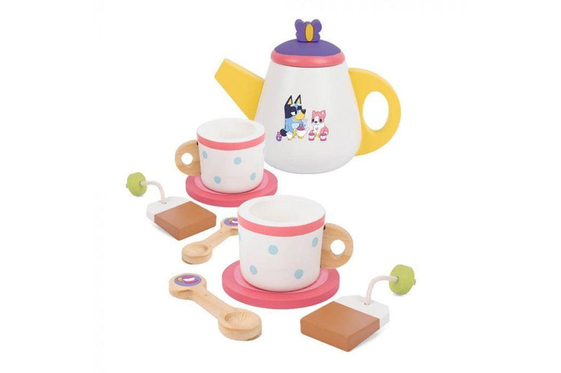 Bluey: Wooden Bluey Tea Party Set