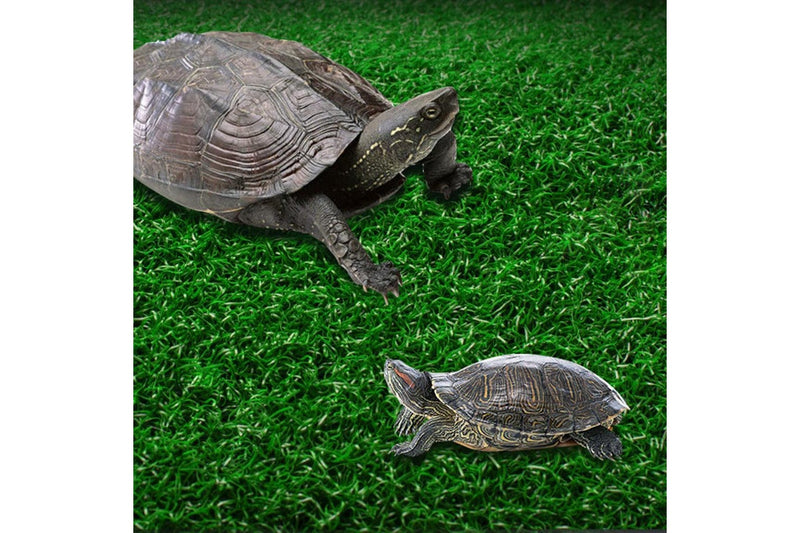 Turtle Basking Platform Simulation Grass Turtle Ramp for Fish Tank Aquarium