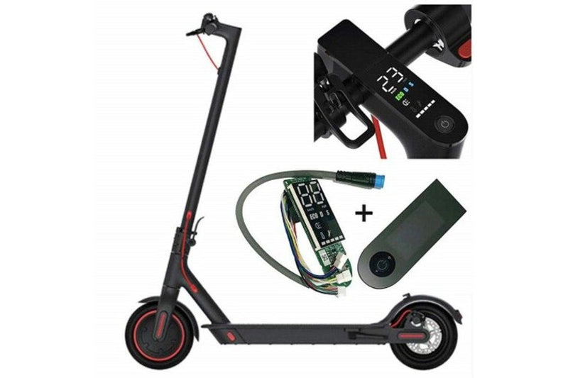 Electric Scooter Dashboard With Screen Cover For Xiaomi Mijia M365 And Pro Black - Standard