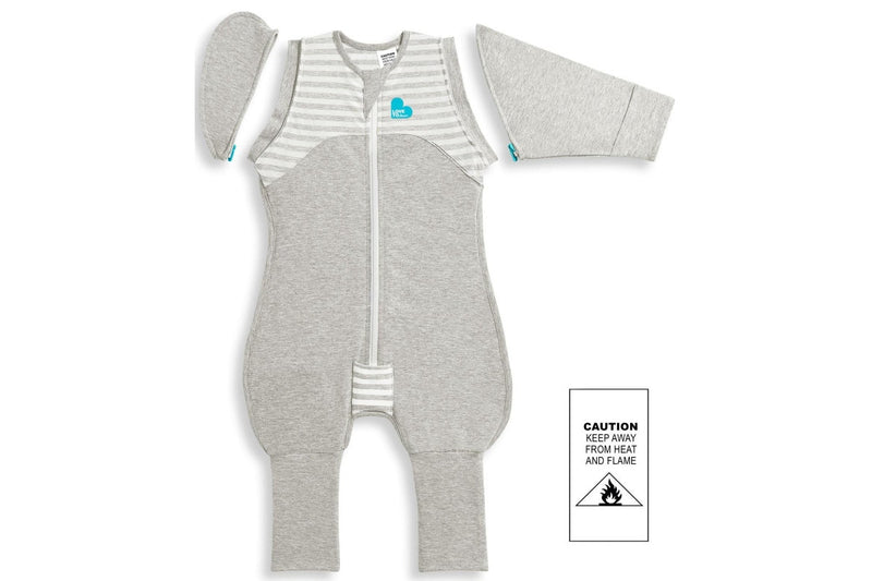 Love to Dream: Swaddle UP Transition Suit 1.0 TOG - Grey (Medium)