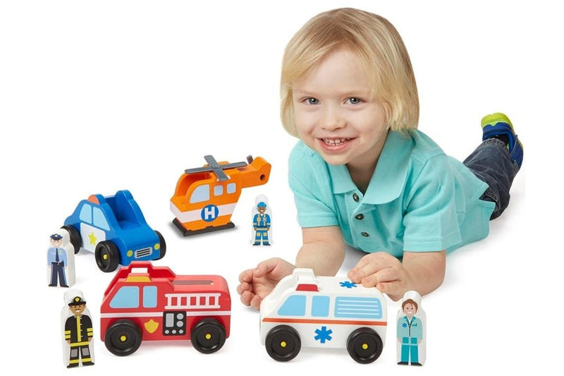 Melissa & Doug: Emergency - Vehicle Set