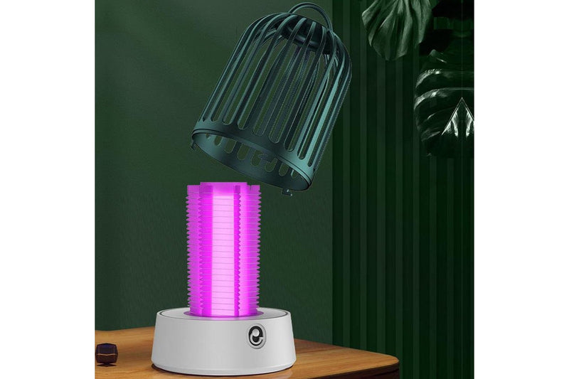 Electric Mosquito Zapper Portable Rechargeable Mosquito Killer Lamp Green