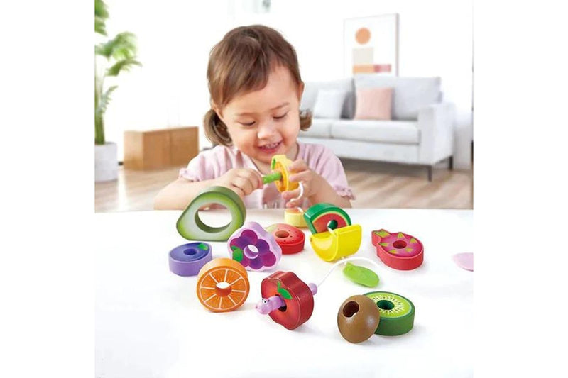 Hape: Caterpillar Fruit Feast - Wooden Set