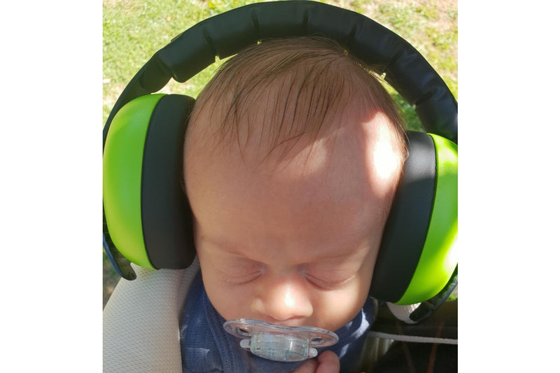 Banz: Baby Earmuffs - Lime Green (2 & under)