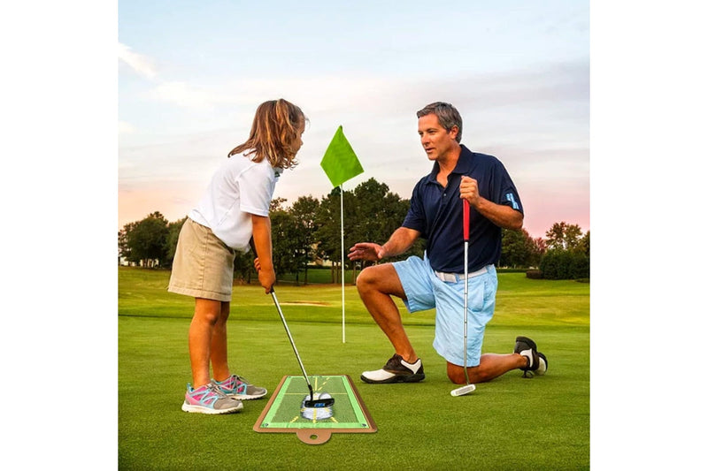 Golf Training Mat Swing Detection Batting Golf Swing Mat Mini Golf Hitting Aid Golf Impact Mat with Base Plate