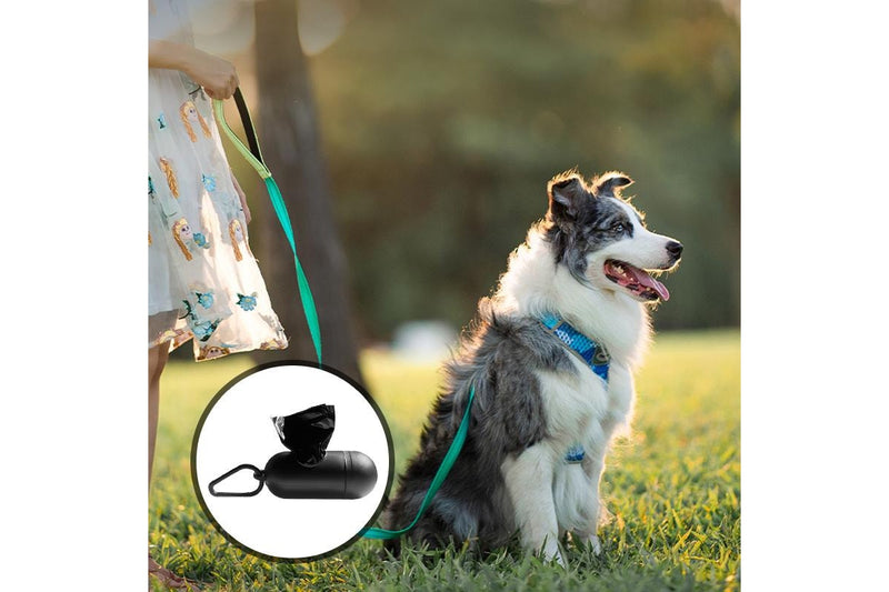 PETSWOL Leak-Proof Dog Poop Bags with Dispenser and Belt Clip - 20 Rolls