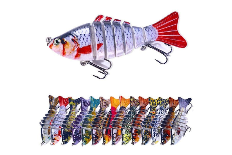 7 Section Vib Minnow Fishing Lures 10cm 15g