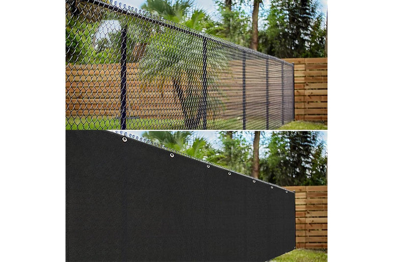 5M Balcony Privacy Screen Cover -Black