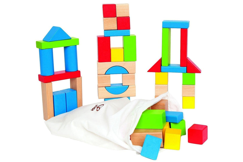 Hape: Maple Wood Blocks Set - 50pc