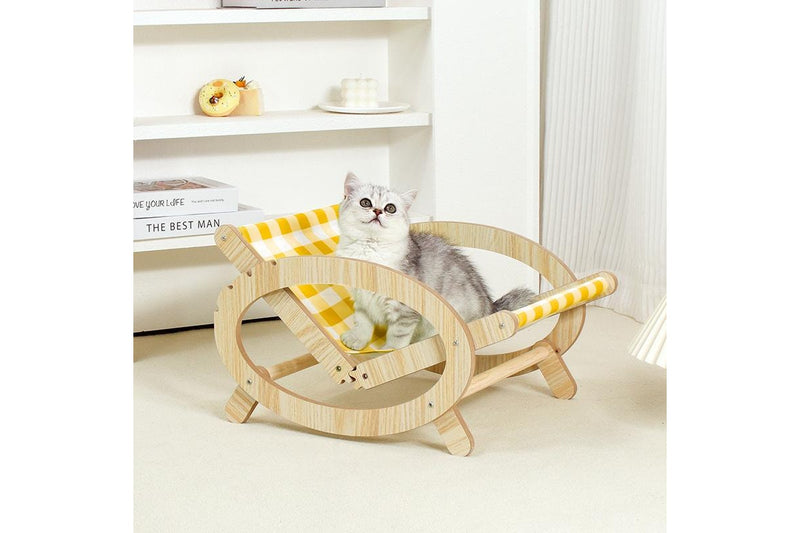 Zoomies Cat Hammock - yellow