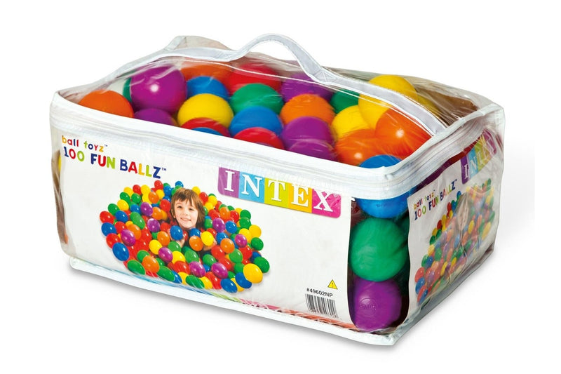 Intex: Fun Ball - Small Plastic Ball Set (100 piece)