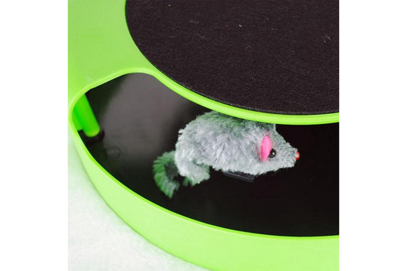 Catch the Mouse - Cat Toy & Scratching Pad (Green)