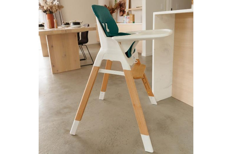 Moose Baby: Ted High Chair - Teal