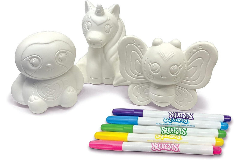 Shimmer N Sparkle: Squeezies - Color Your Own Squeezie Fun