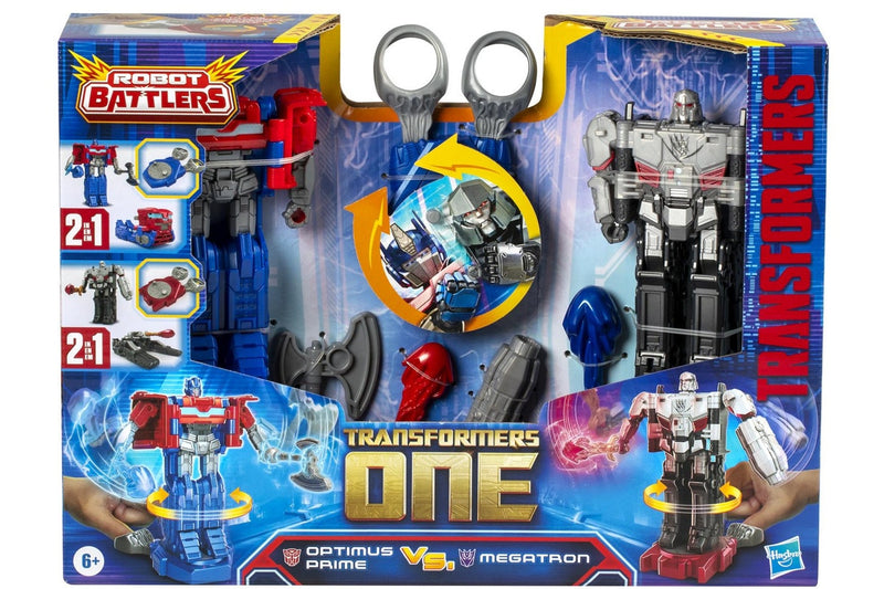 Transformers One: Robot Battlers - Optimus Prime vs. Megatron