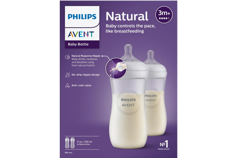 Avent: Natural Response Bottle - 330ml (2 Pack)