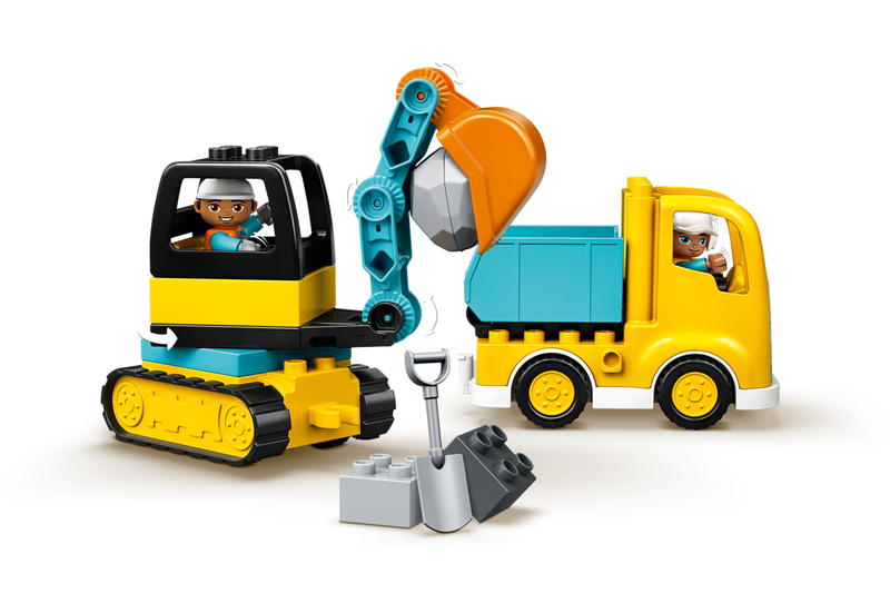 LEGO DUPLO: Truck & Tracked Excavator - (10931)