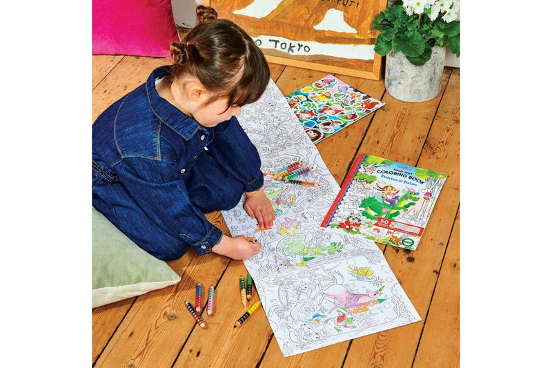 eeBoo: Fold-Out Coloring Book - Fairies and Tales