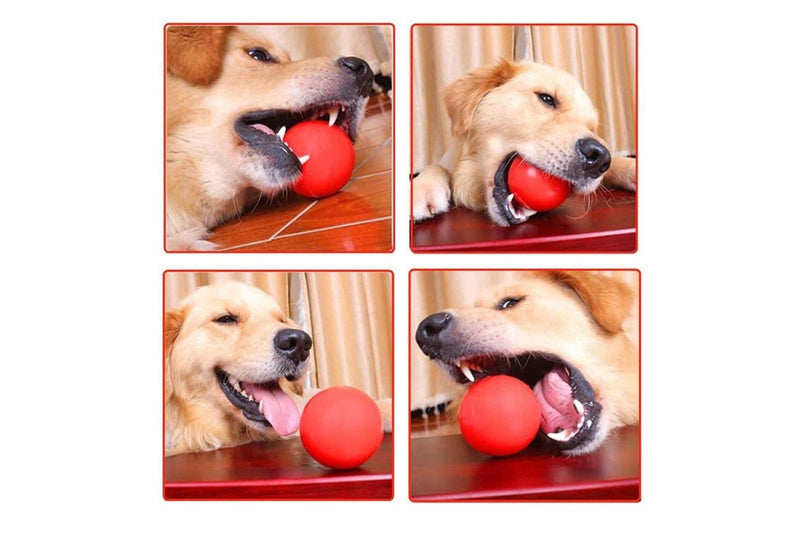 High-bouncing Solid Rubber Chew Ball For Small Medium Large Dogs