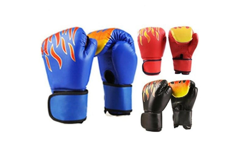 Unisex Adult Boxing Gloves Grappling Fighting Punch Bag Training Pads Black - Standard