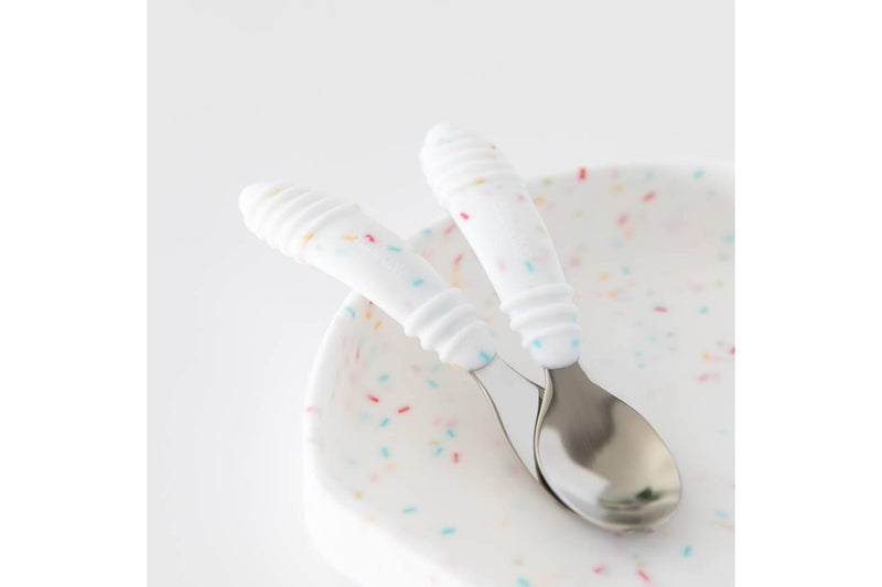 Bumkins: Spoon and Fork - Vanilla Sprinkle