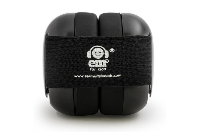 Em's for Kids: Baby Earmuffs - Black/Black