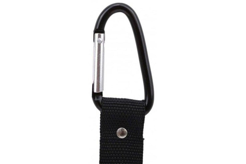 High Quality Outdoor Sports Bottle Buckle Camping Hiking Carabiner Black - Standard