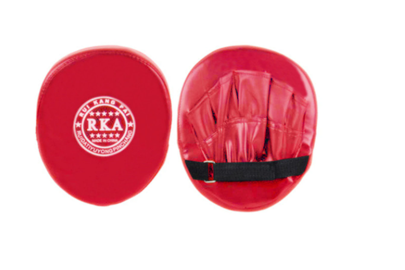 Red Boxing Glove Pad Home Gym Mma Muay Thai Fitness Equipment - Red - Set Of 1