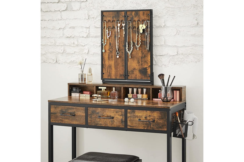 Vasagle Dressing Table With Stool