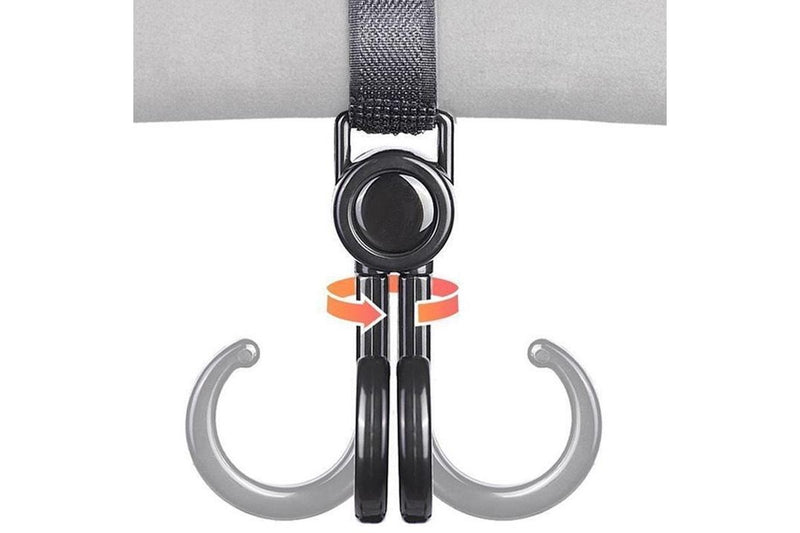 STORFEX Multipurpose Stroller Hooks - 2 Pack