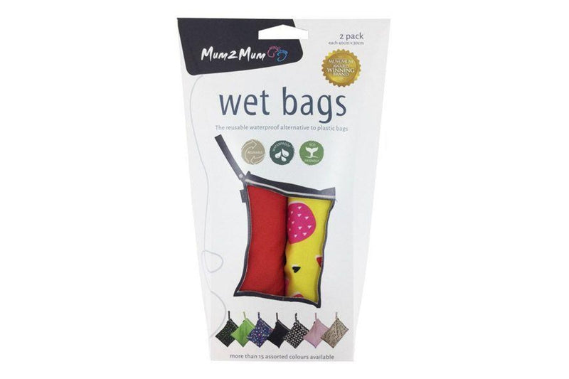 Mum 2 Mum: Wet Bag - Flamingo/Red (2 Pack)