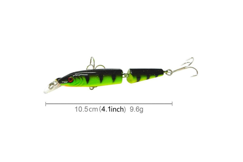 5 Piece 10.5cm 9.6g 2 Section Hard Plastic Fishing Lures Set